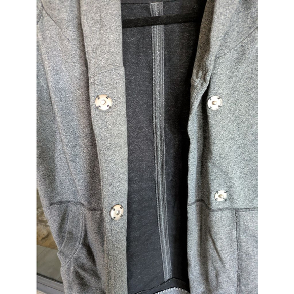 Women's Lululemon Hoodie Jacket, Gray, Size M - Picture 3 of 6